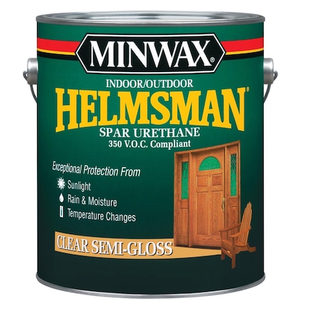 Minwax  Semi-Gloss Clear Oil-Based Spar Urethane 1 Gal